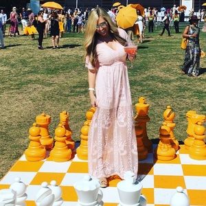 Ash Rose Crochet Lace Dress